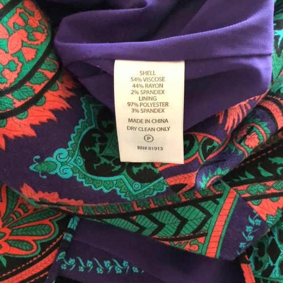 Plenty by Tracy Reese dress with all over print - Picture 4 of 6